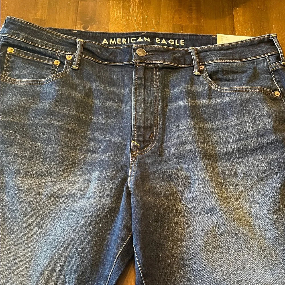 American Eagle Airflex+ Relaxed Straight Jeans 40x34 - Picture 1 of 5